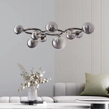 Nordic Modern Glass Ball Molecule Chandelier